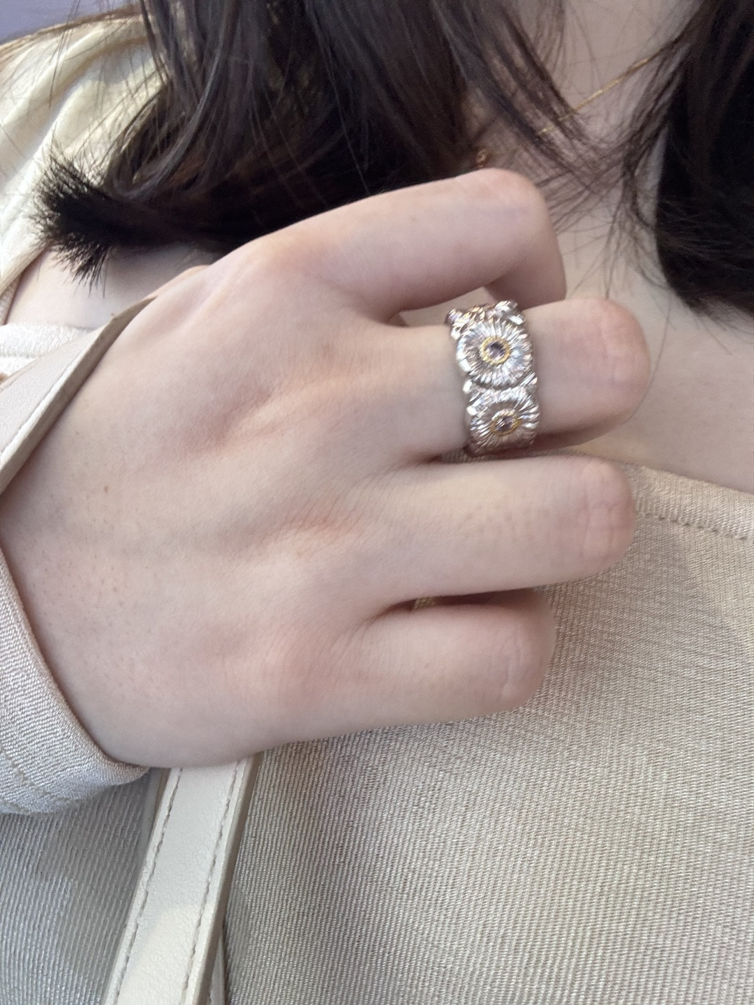 Boucheron Diamond Daisy Ring