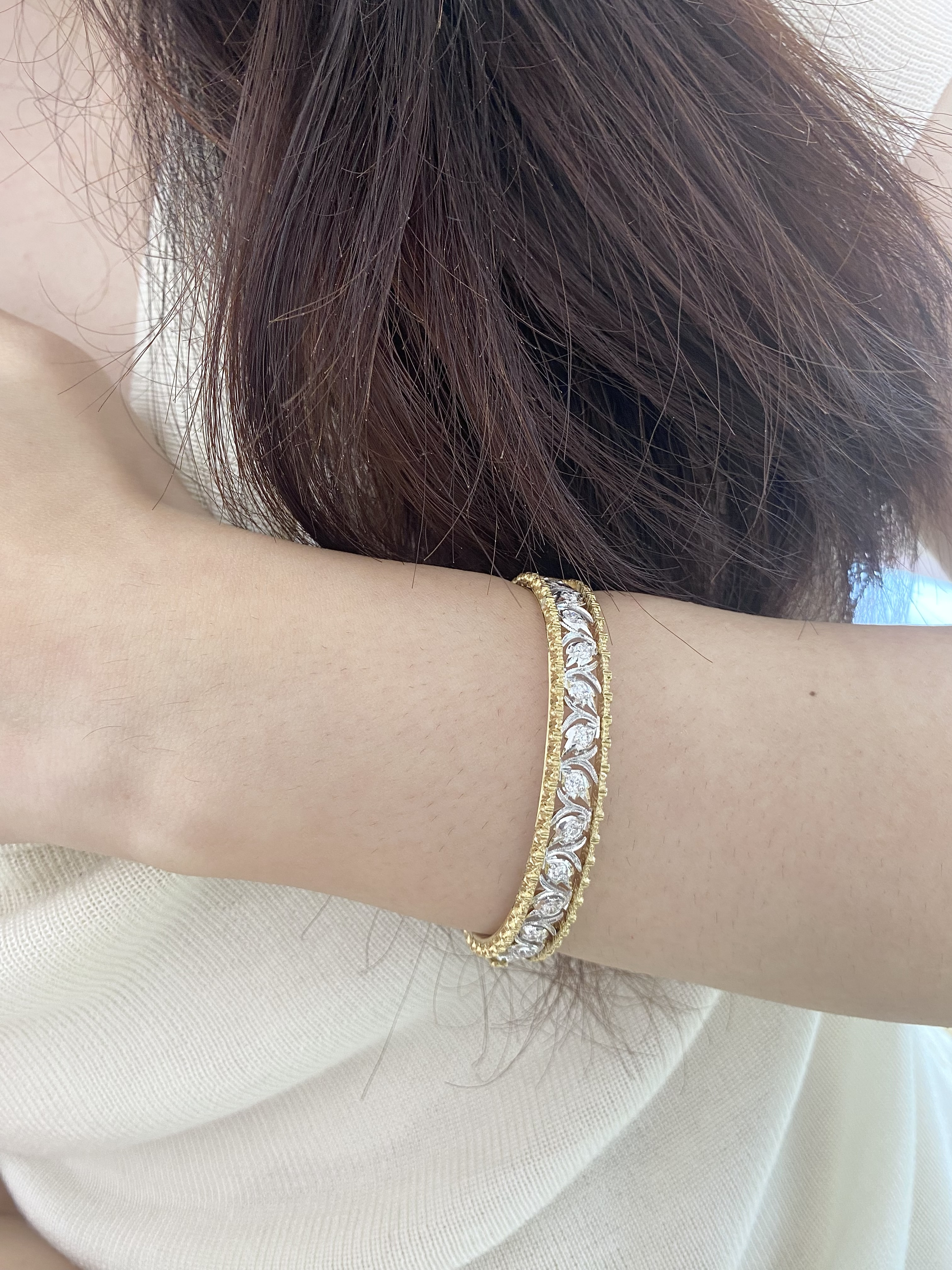 Boucheron Leaf-pattern Openwork Bracelet