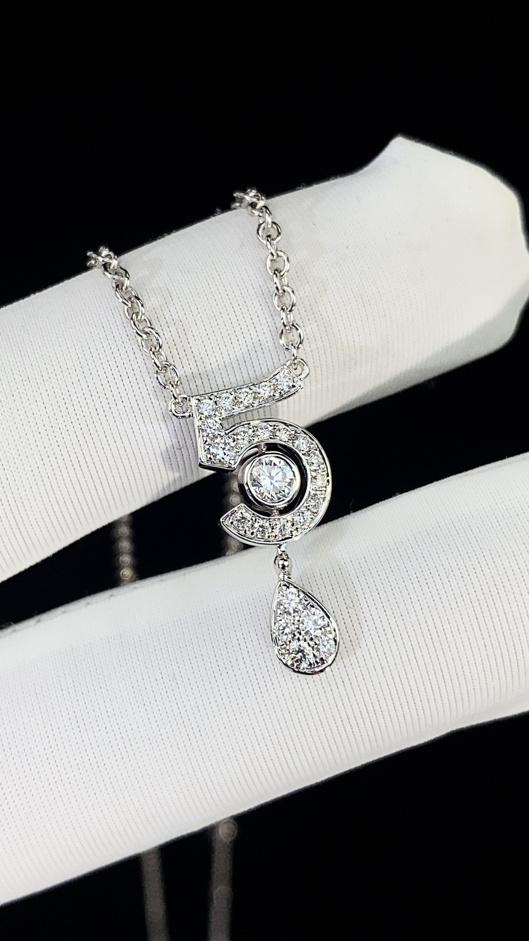 Chanel No.5 Diamond Necklace
