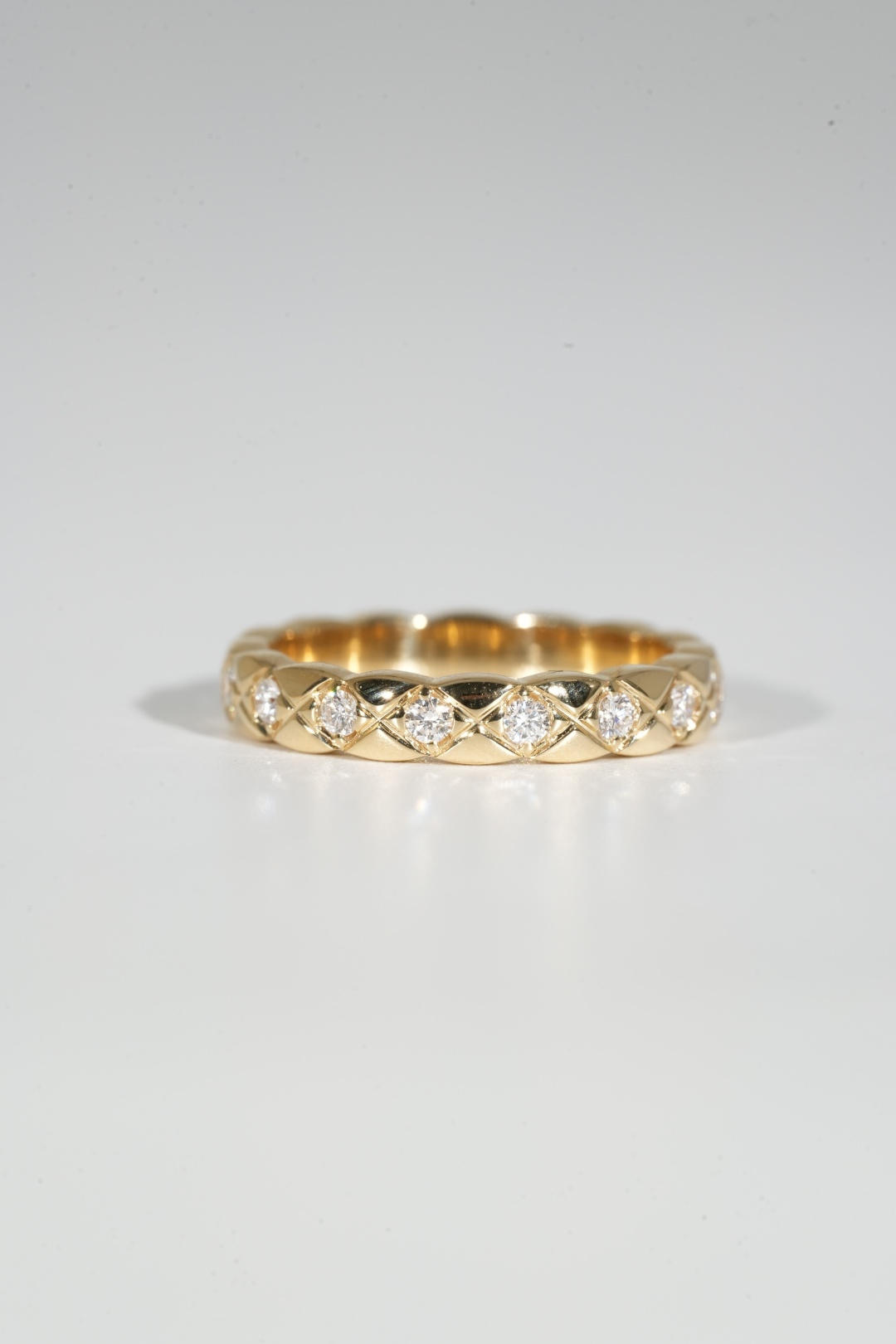 CHANEL Coco Crush Narrow Full-Diamond Ring