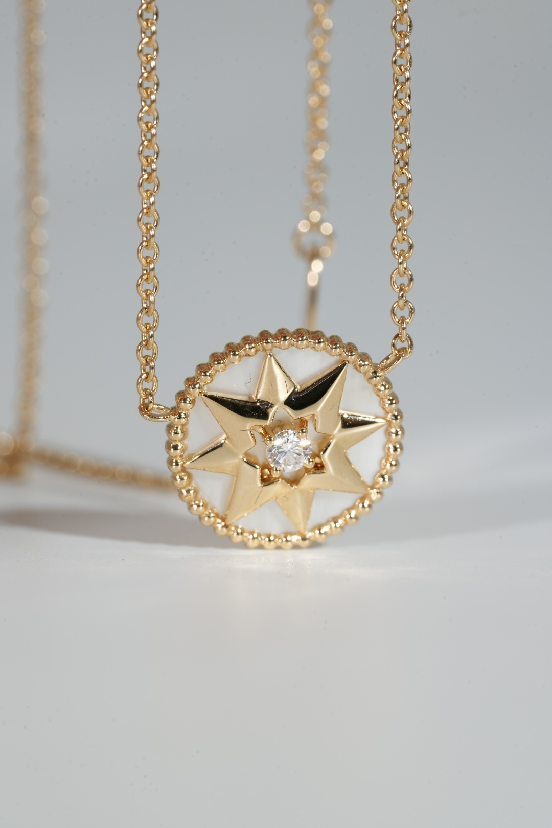 Dior Diamond Compass Necklace