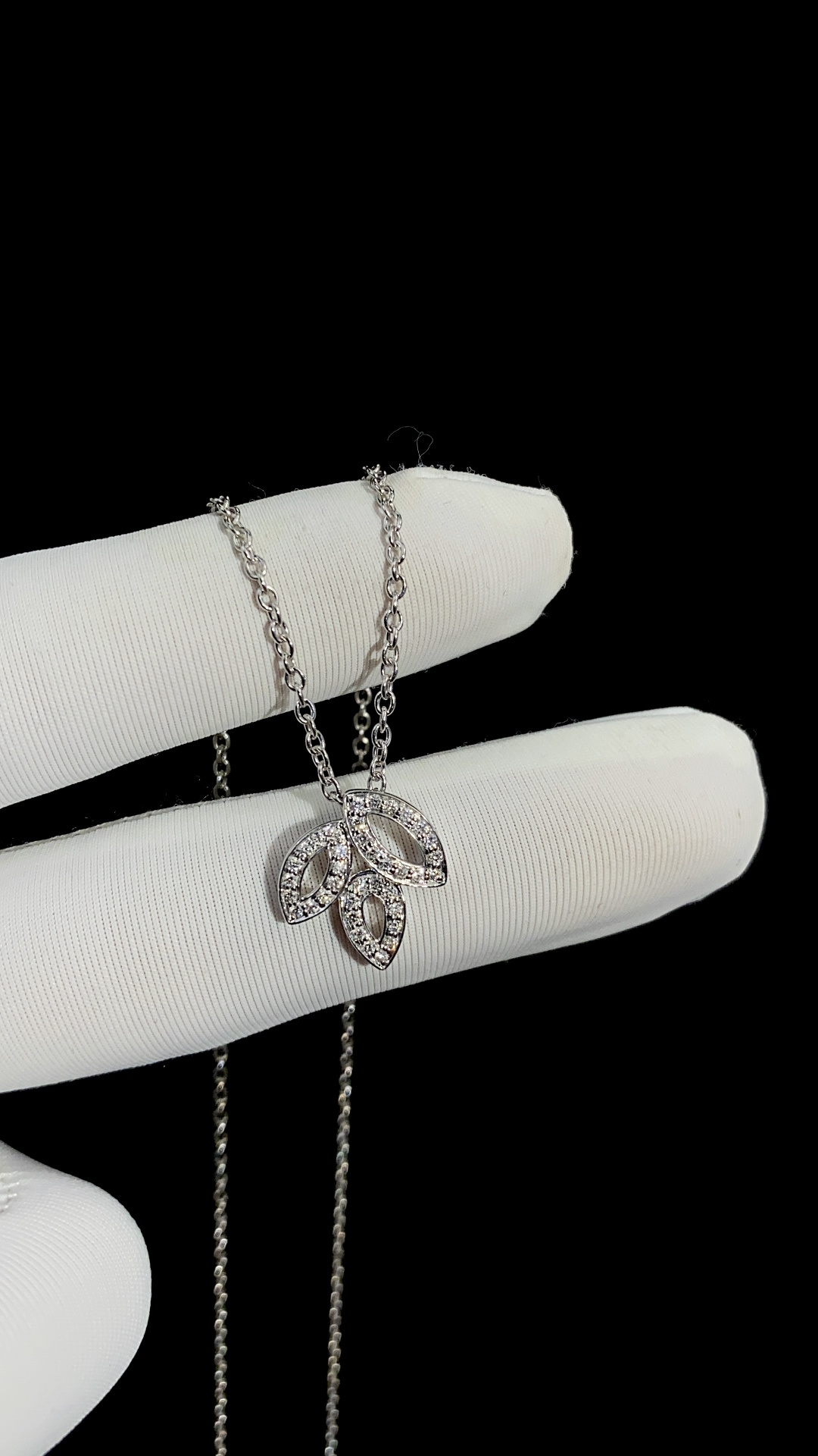 Chrome Hearts Lily Small Diamond Necklace
