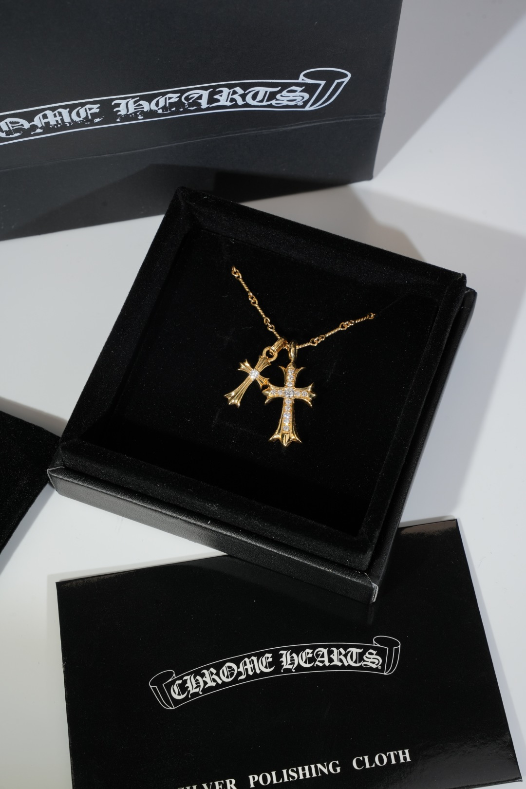 Chrome Hearts Double Cross Necklace