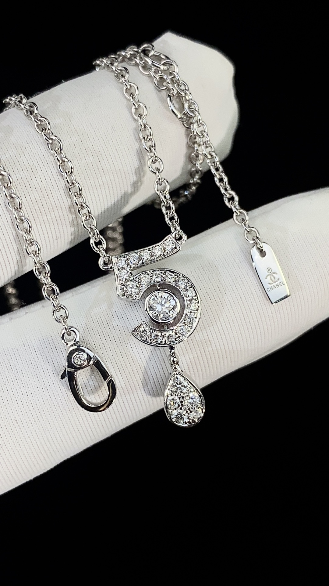 Chanel No.5 Diamond Necklace