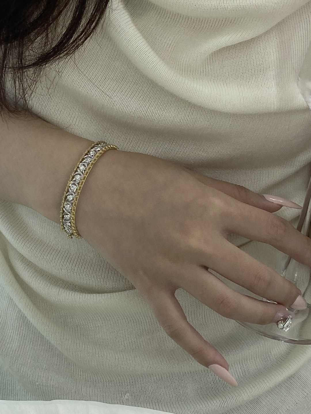 Boucheron Leaf-pattern Openwork Bracelet