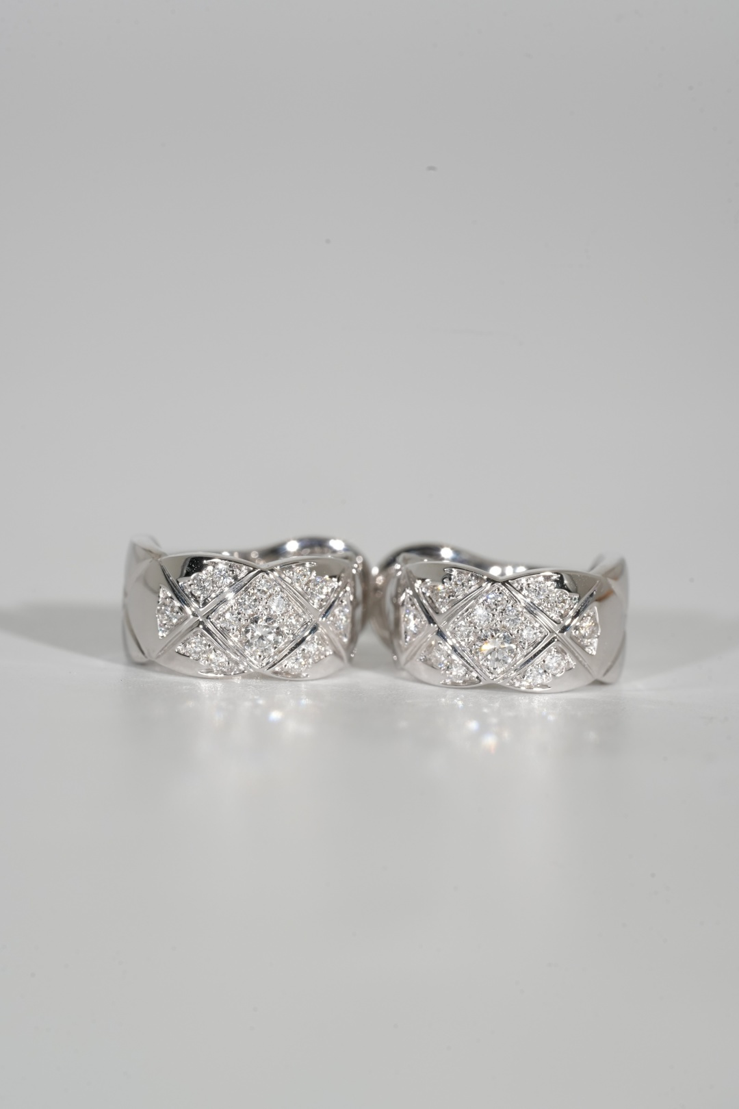 CHANEL Coco Crush Half-Diamond Earrings