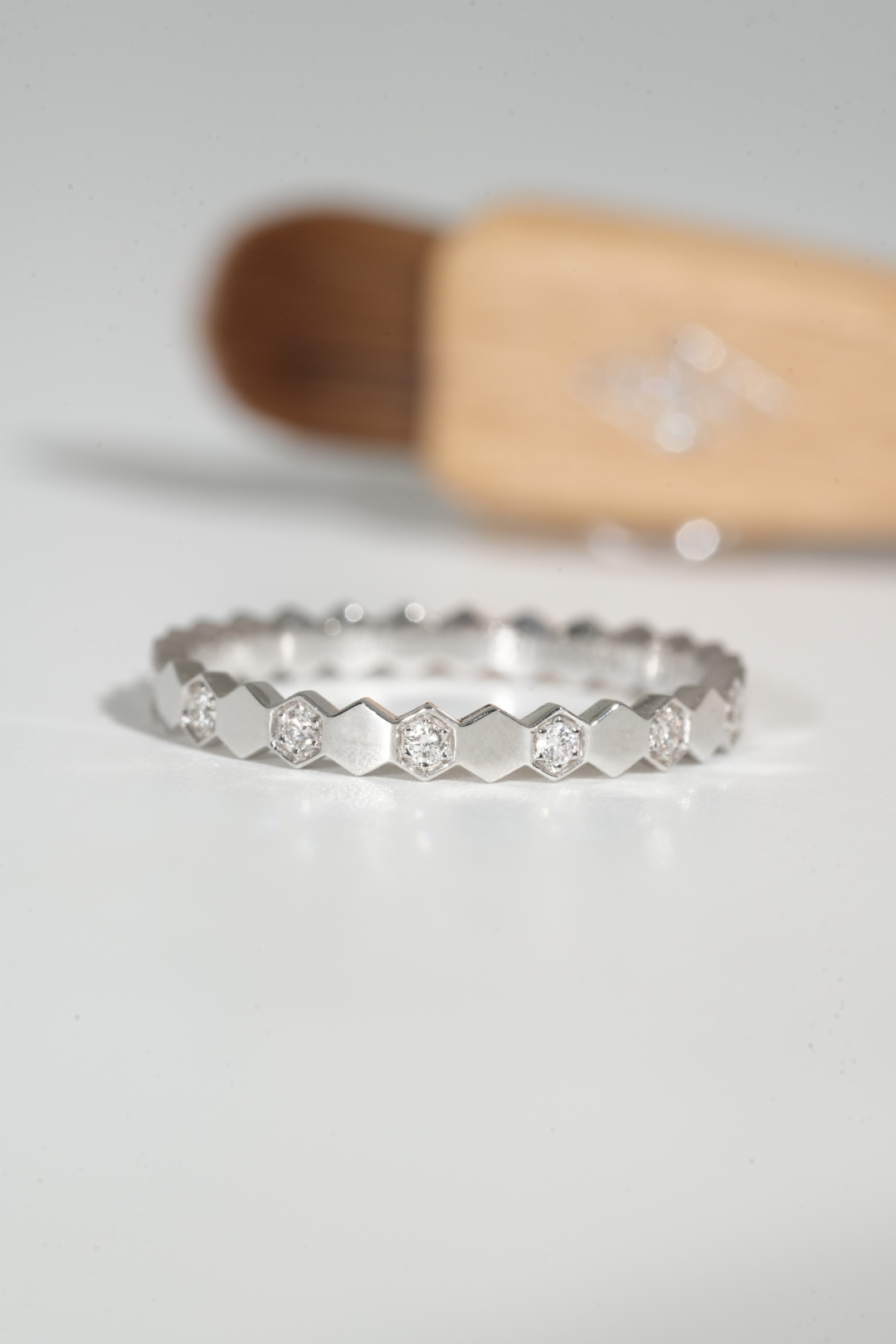 Chaumet Half-Diamond Honeycomb Ring