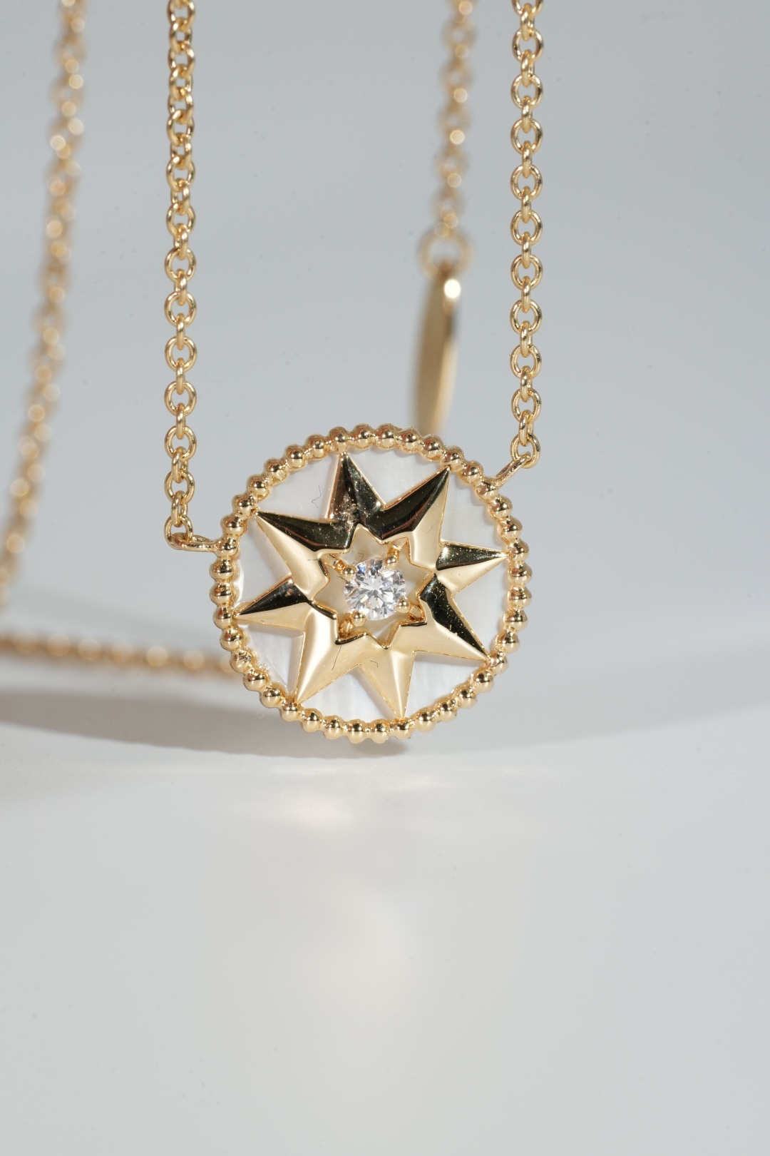 Dior Diamond Compass Necklace