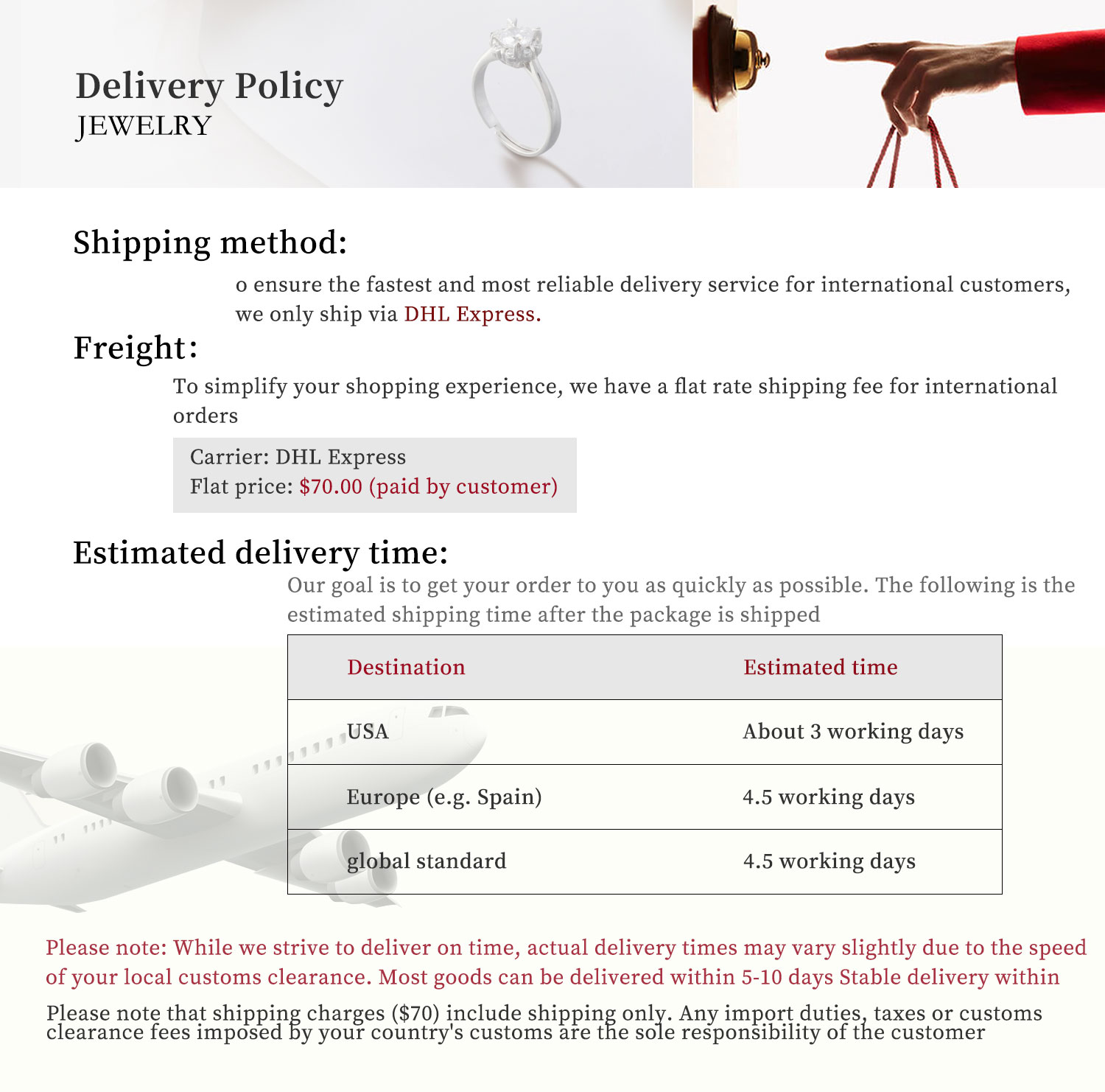 Shipping policy