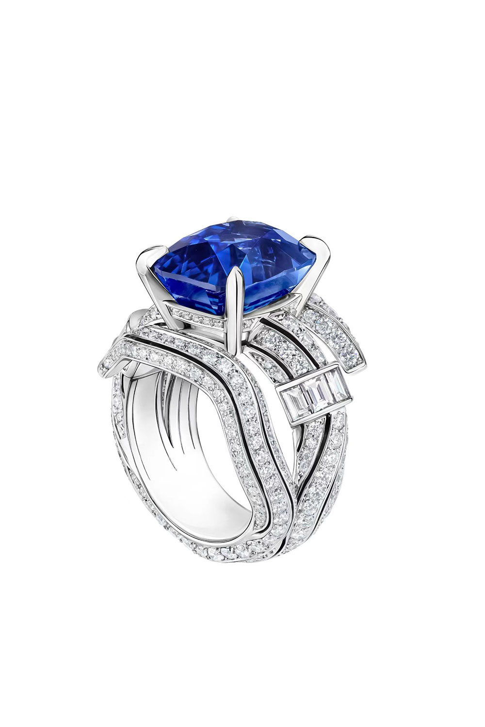 Rivulet Blue Sapphire Ring