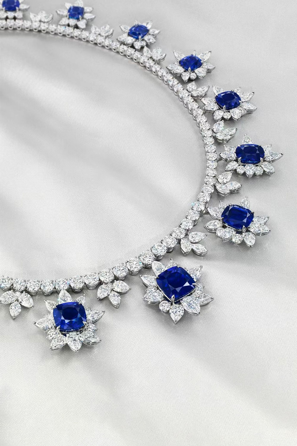 Royal Blue Sapphire Necklace