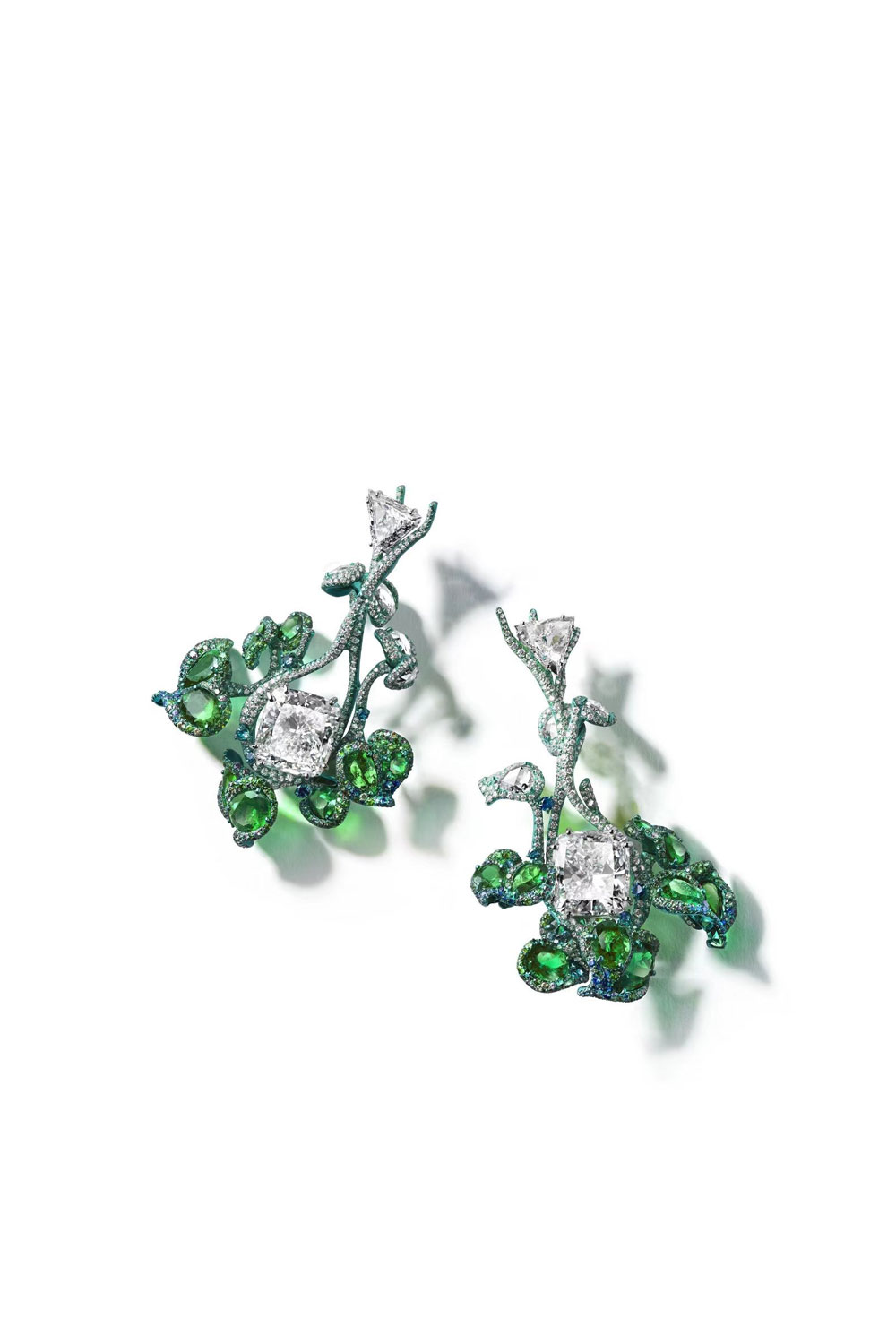 Green Vine Earrings