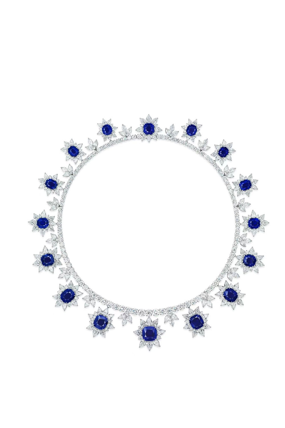 Royal Blue Sapphire Necklace