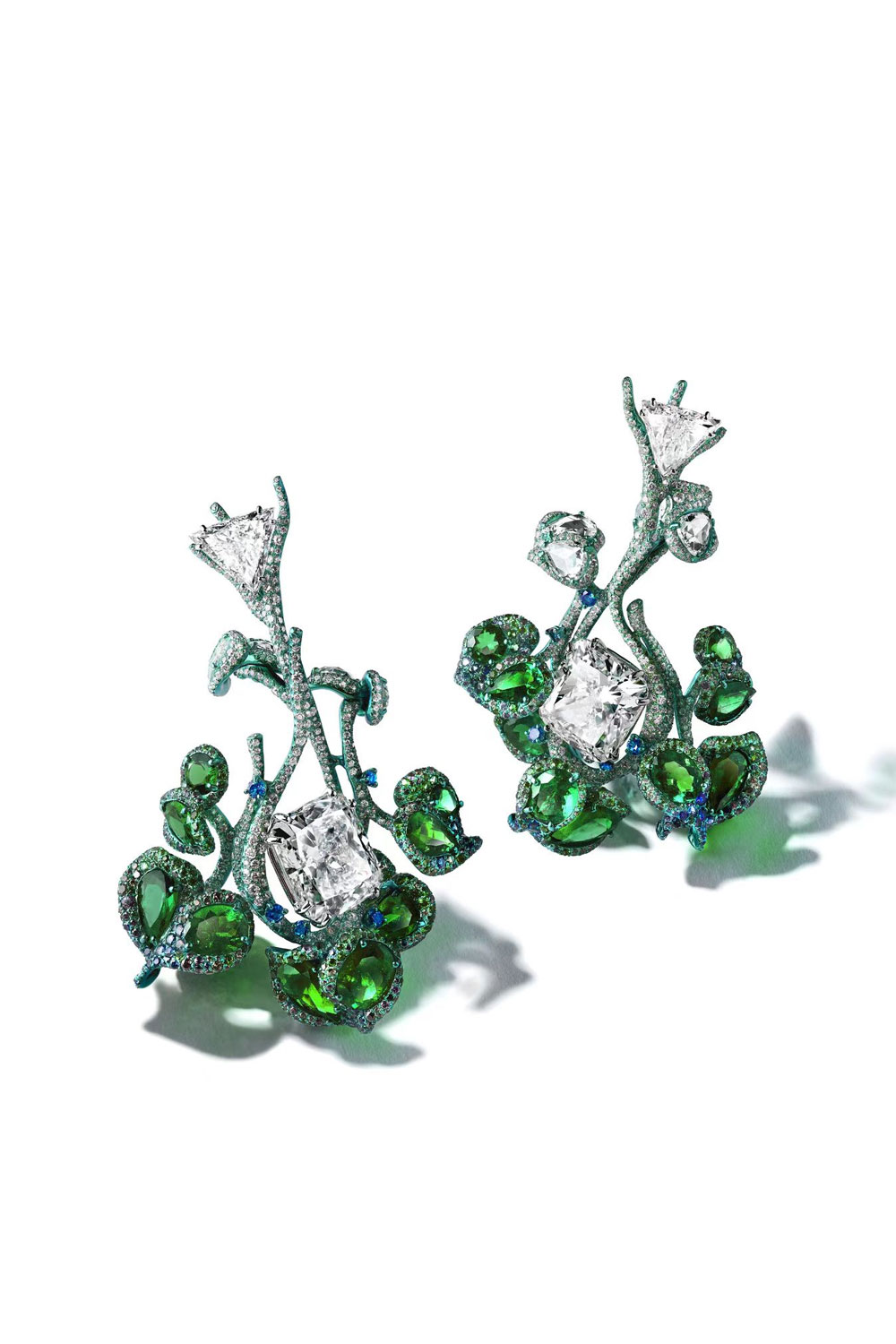 Green Vine Earrings