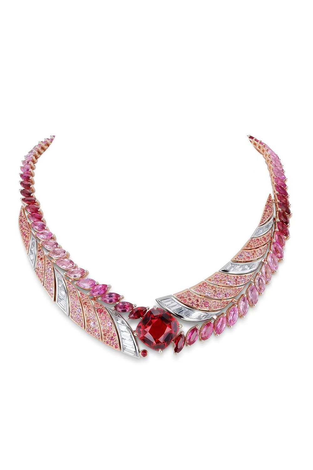 Red Spinel Necklace