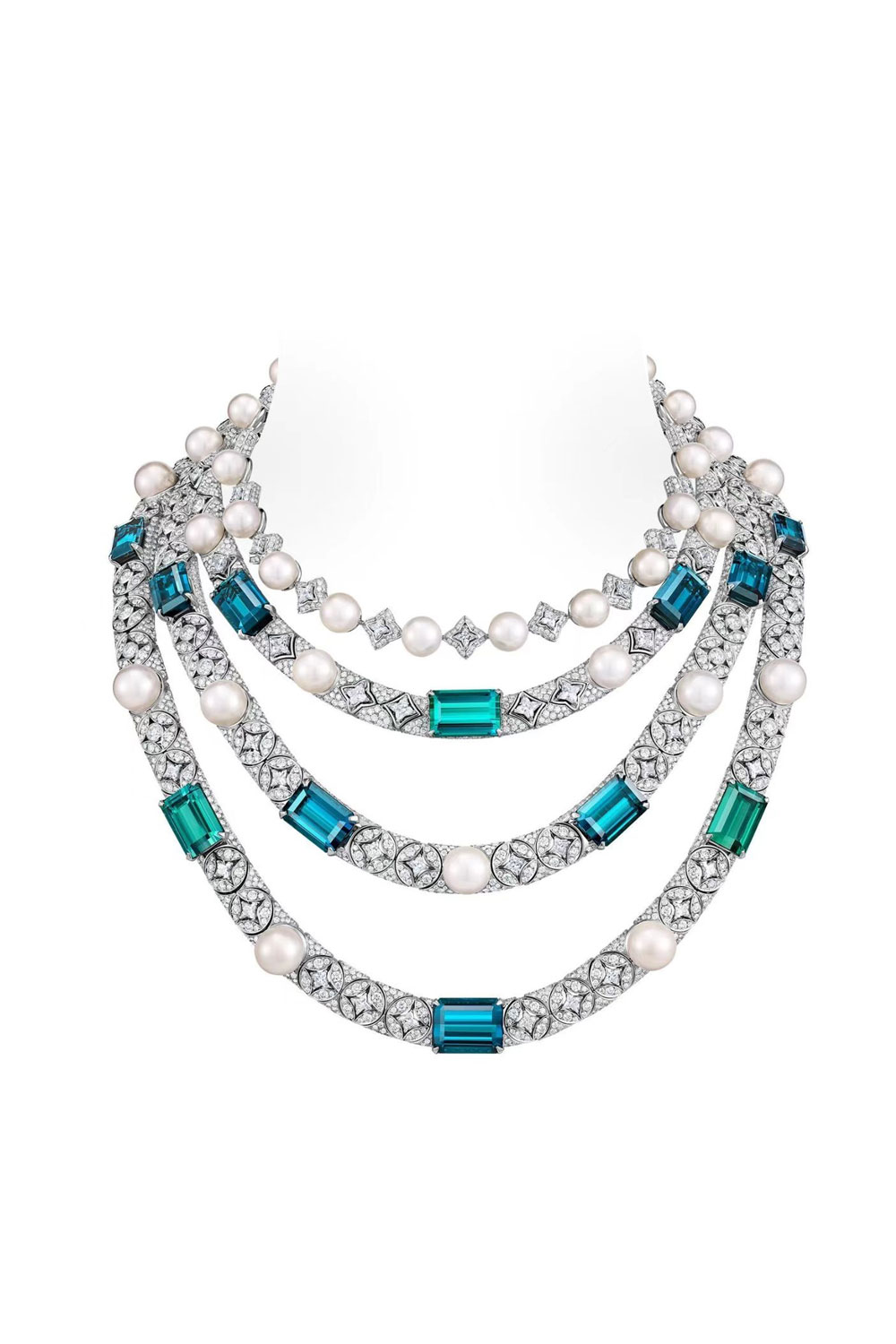 Floral Tourmaline Necklace