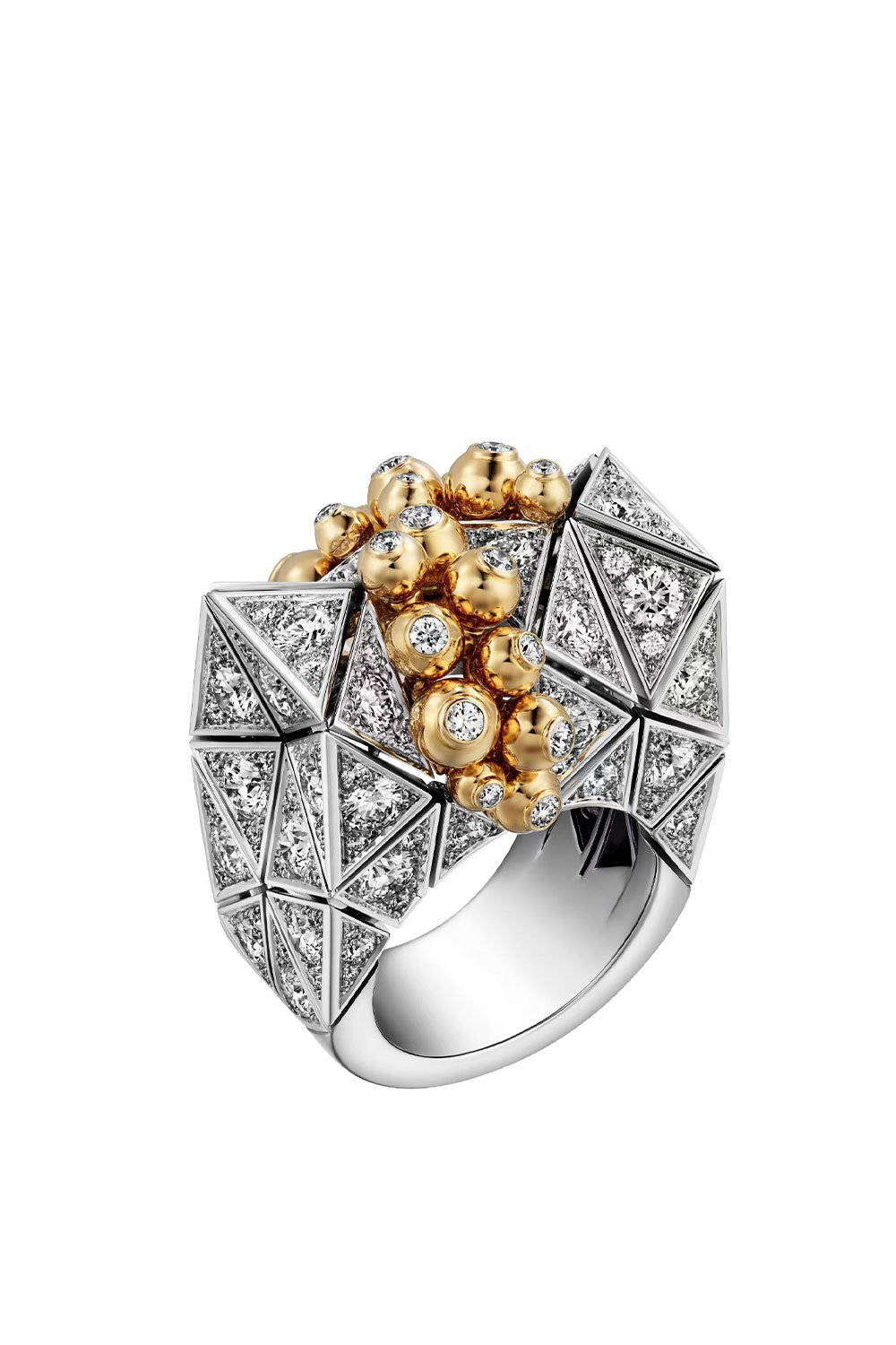 Geometric Beaded Ring