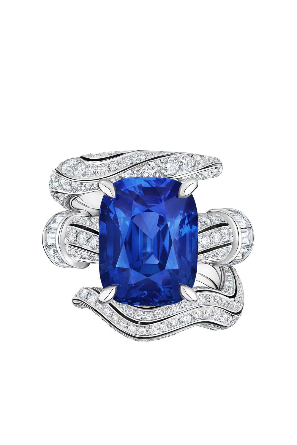 Rivulet Blue Sapphire Ring