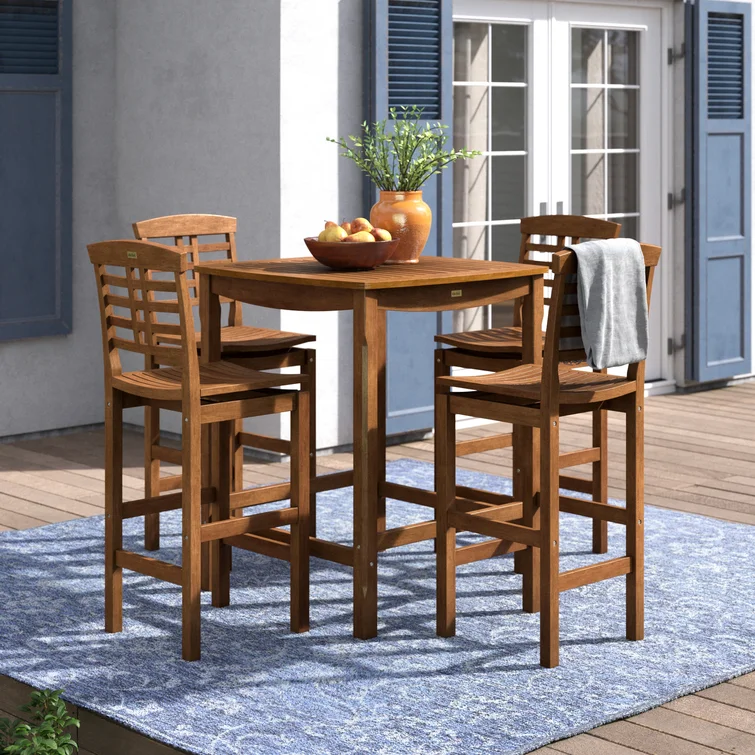Benedetto 4 - Person Square Outdoor Dining Set