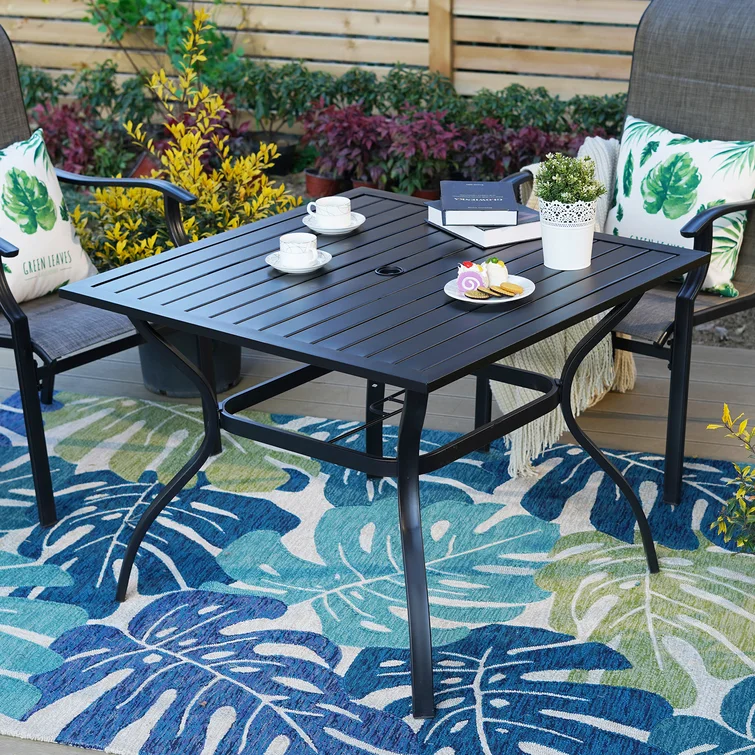 Argyri 4 - Person Square Outdoor Dining Set with Cushions