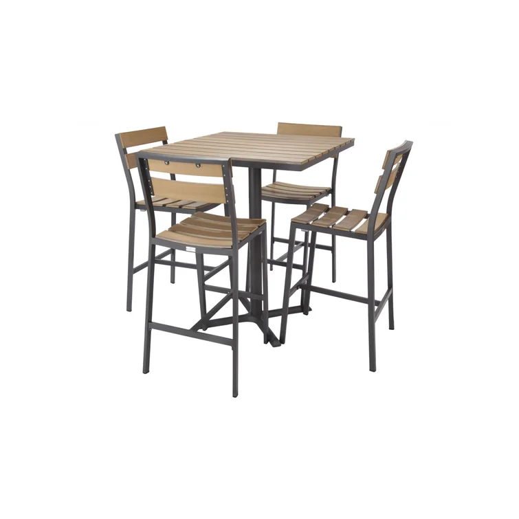 Asher 4 - Person Square Outdoor Dining Set