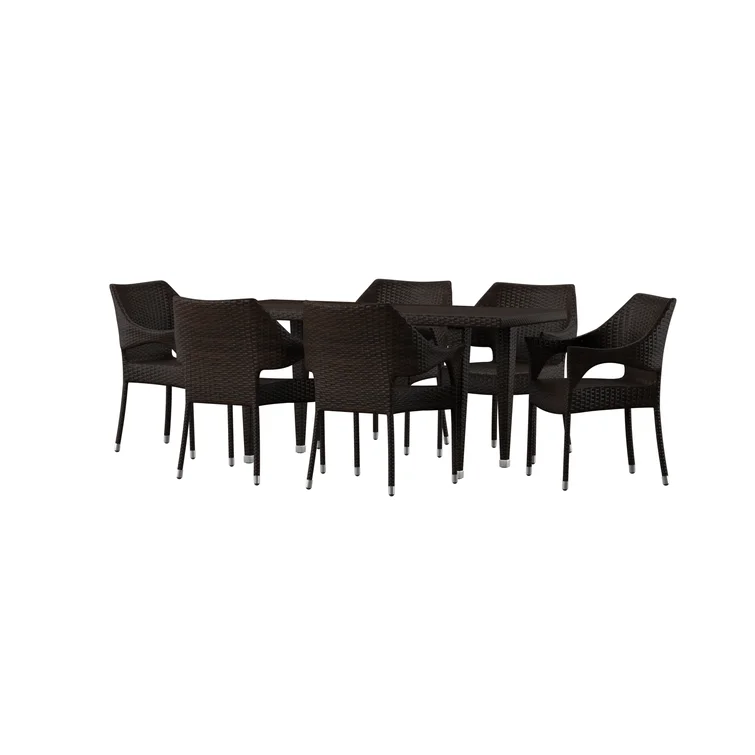 Celine 6 - Person Rectangular Outdoor Dining Set