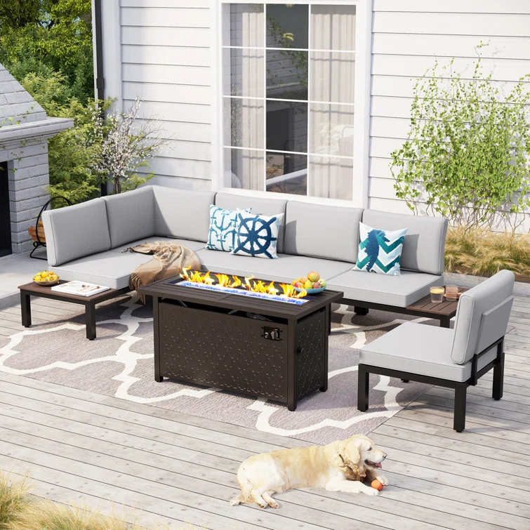 Bavan Sectional Seating Group with Cushions