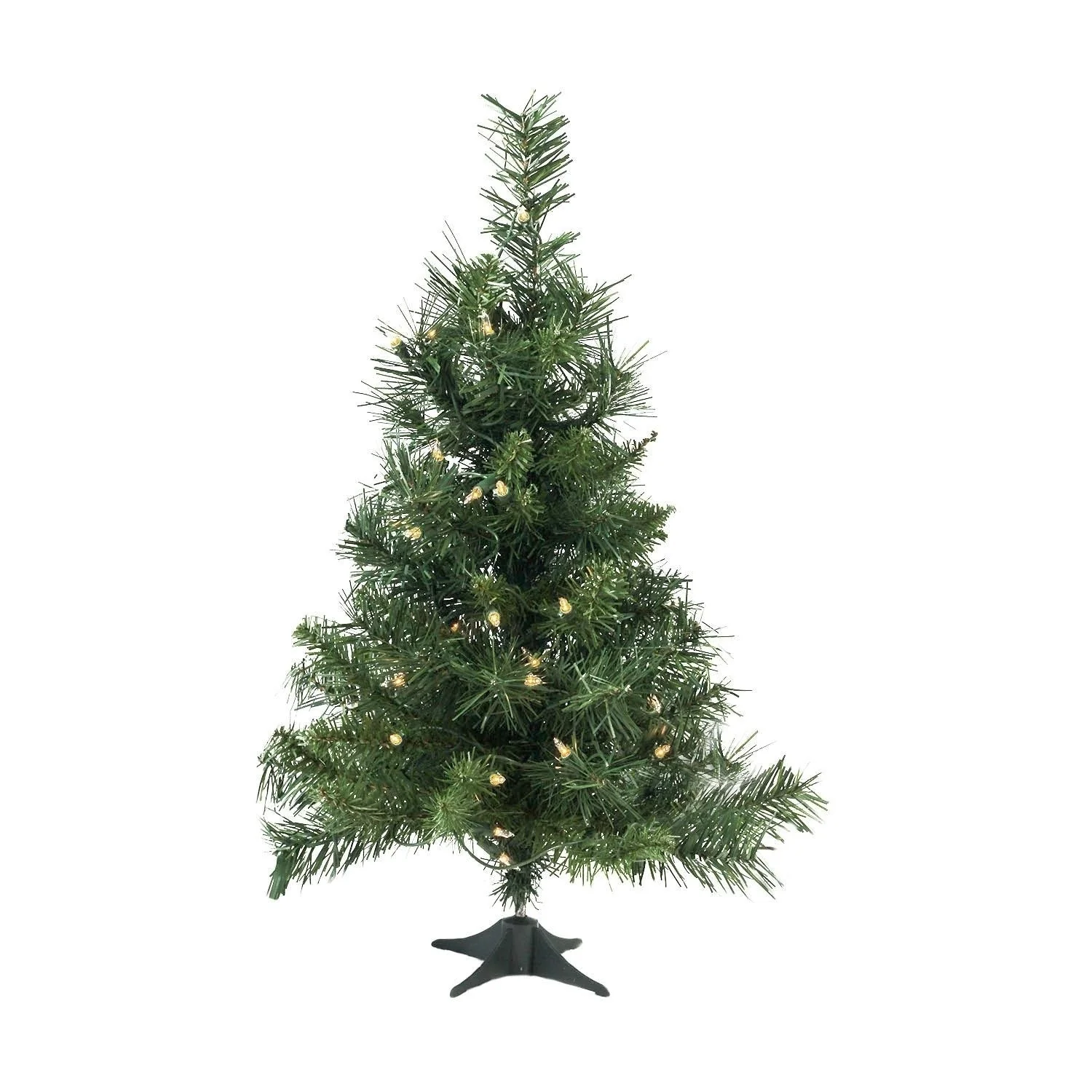 2' Pre-Lit Medium Royal Pine Artificial Christmas Tree - Clear Lights.