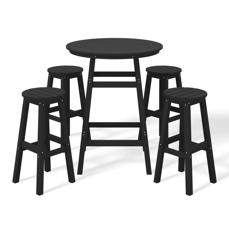 Jabus 5-Piece Round Bar Set