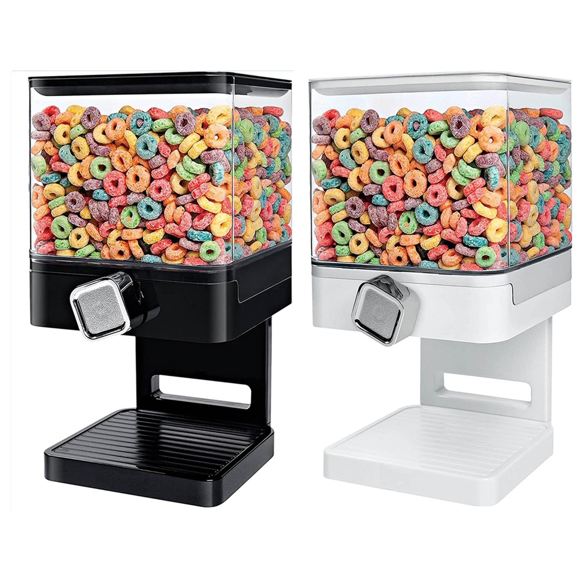 ColourTreeUSA 3.5L Single or Double Square Commercial Dry Food Dispenser