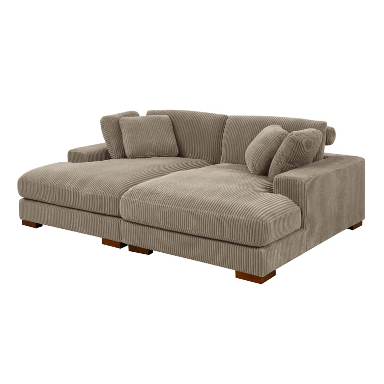 Drinel 90'' Square Arm Sofa