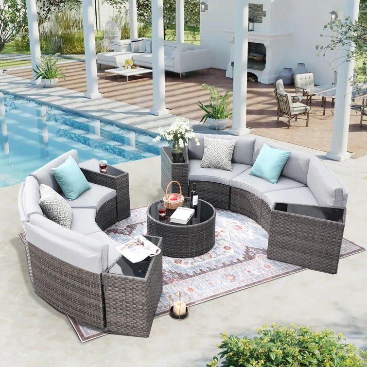 6 - Person Outdoor Seating Group with Cushions