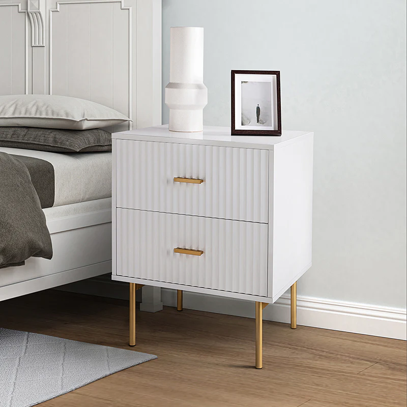 Nahuel Modern Nightstand With Two Drawers