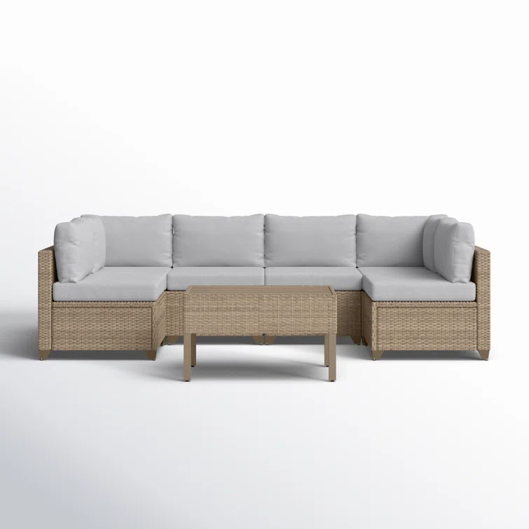 Aranka 6 - Person Outdoor Seating Group with Cushions
