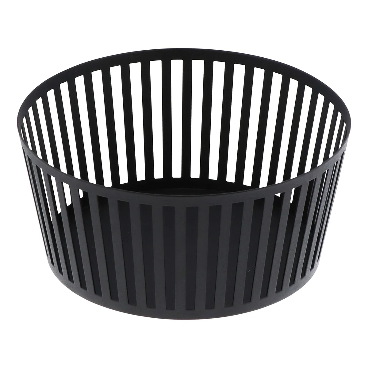 Yamazaki Home Fruit Basket - Two Sizes, Steel, Tall - L 8.46 x W 8.46 x H 3.94 inches