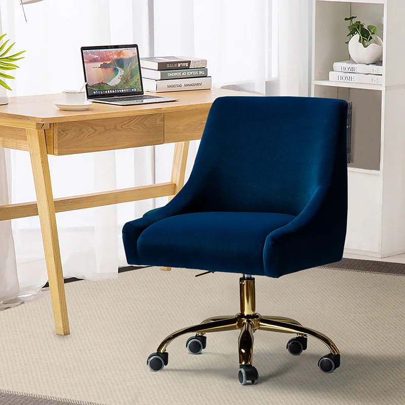 Holly Velvet Office Chair