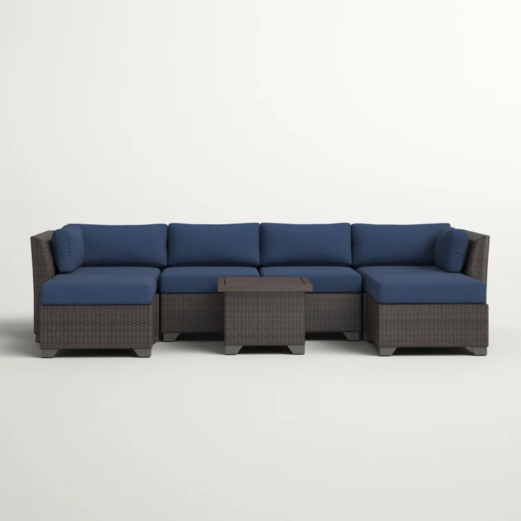 Anastase 6 - Person Outdoor Seating Group with Cushions