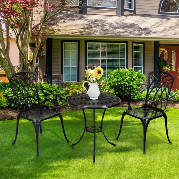 Balvir 2 - Person Round Outdoor Dining Set