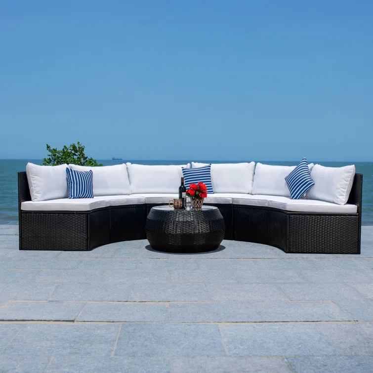 Cabble 6 - Person Outdoor Seating Group with Cushions