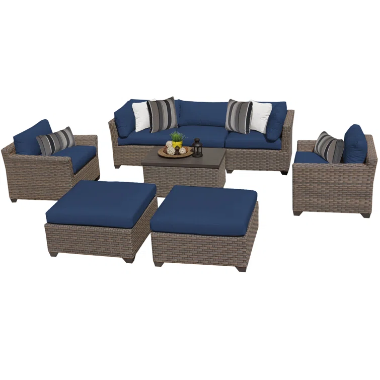 Anupras 8 Piece Seating Group with Cushions