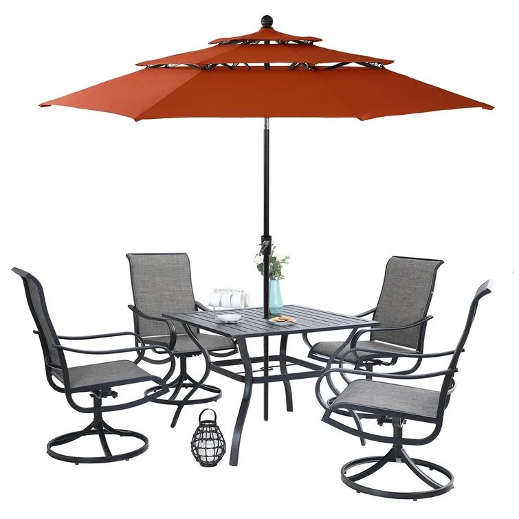 Alyah 4 - Person Square Outdoor Dining Set