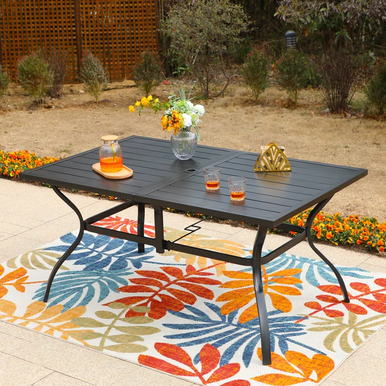 Alyah 6 - Person Rectangular Outdoor Dining Set