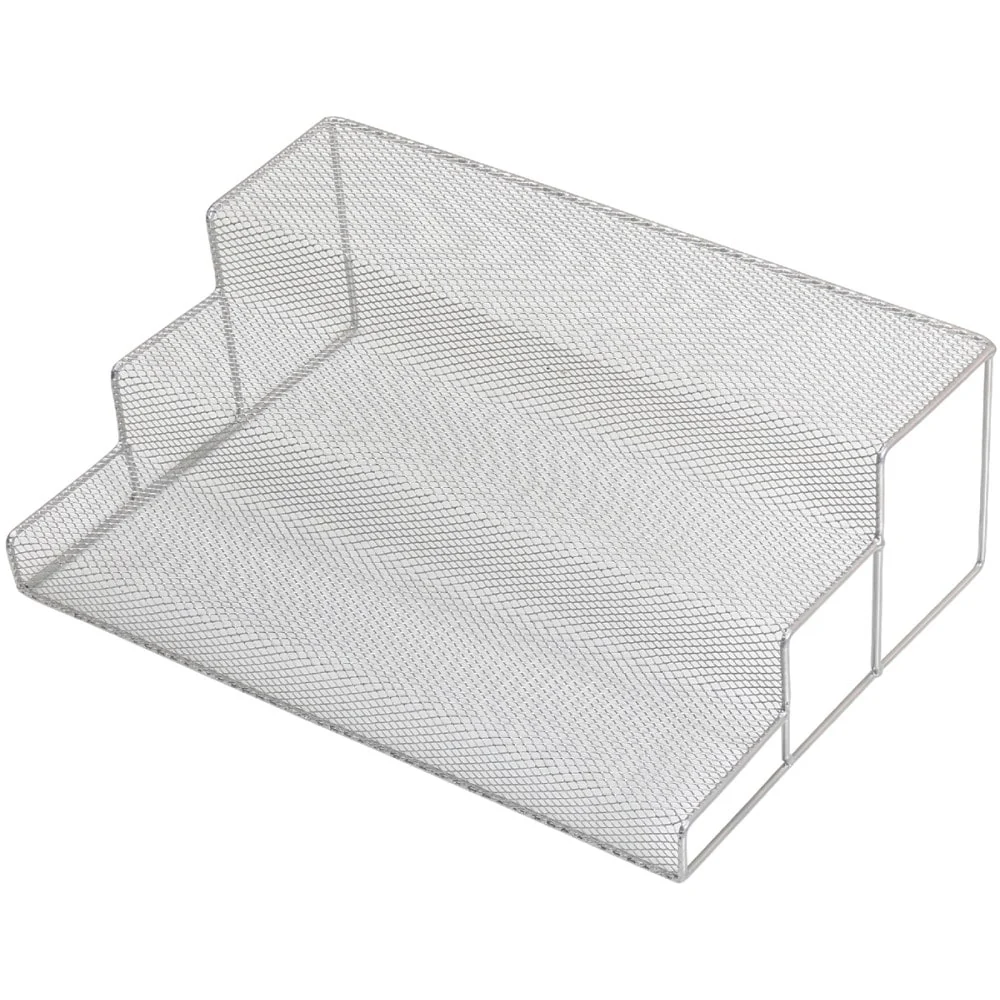 YBM Home Kitchen Mesh 3 Tier Spice Rack Step Shelf Organizer, Multipurpose,