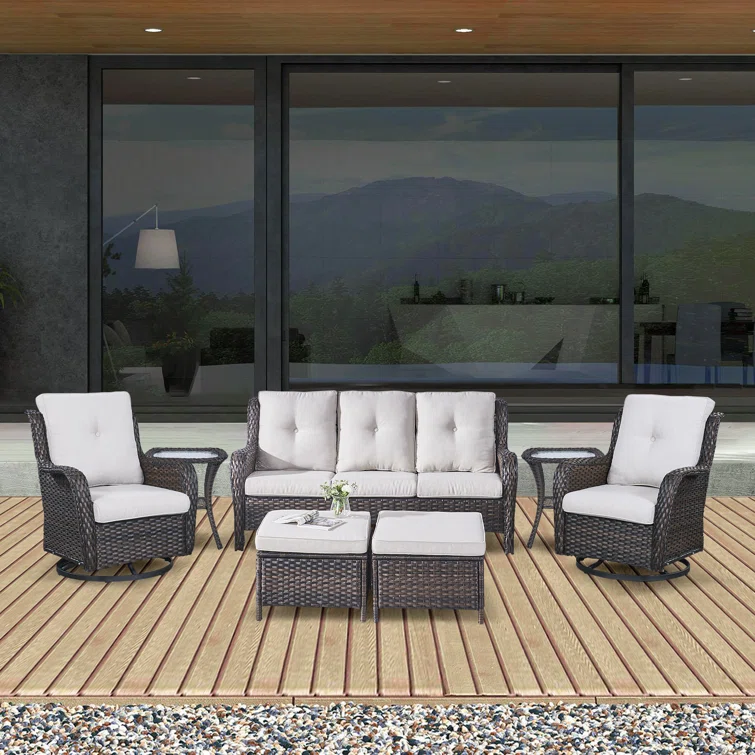 Bonia 5 - Person Outdoor Seating Group with Cushions