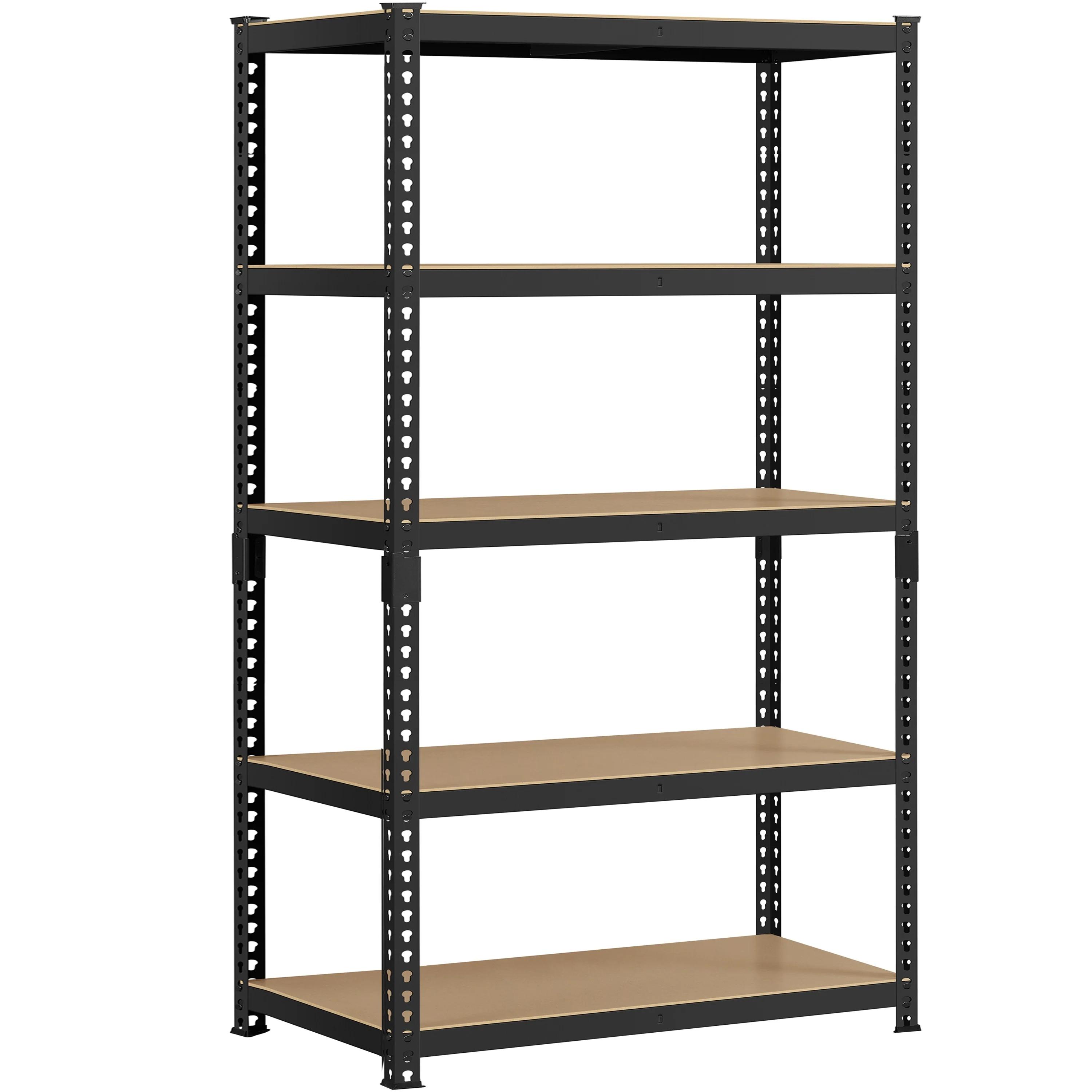 Yaheetech Metal Storage Shelving 5 Tiers Boltless Display Stand, L35.5 x W17.5 x H72 inch, Adjustable Racks