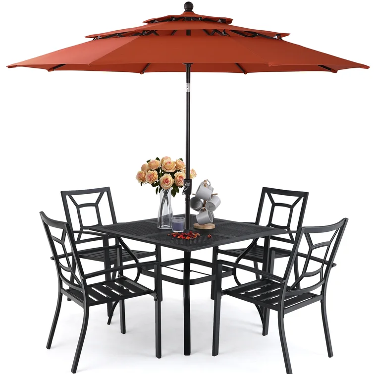 Alyah 4 - Person Square Outdoor Dining Set