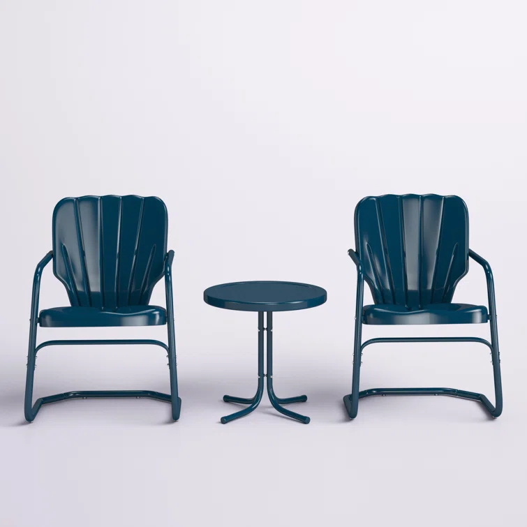 Burley Outdoor Conversation 3 Piece Seating Group