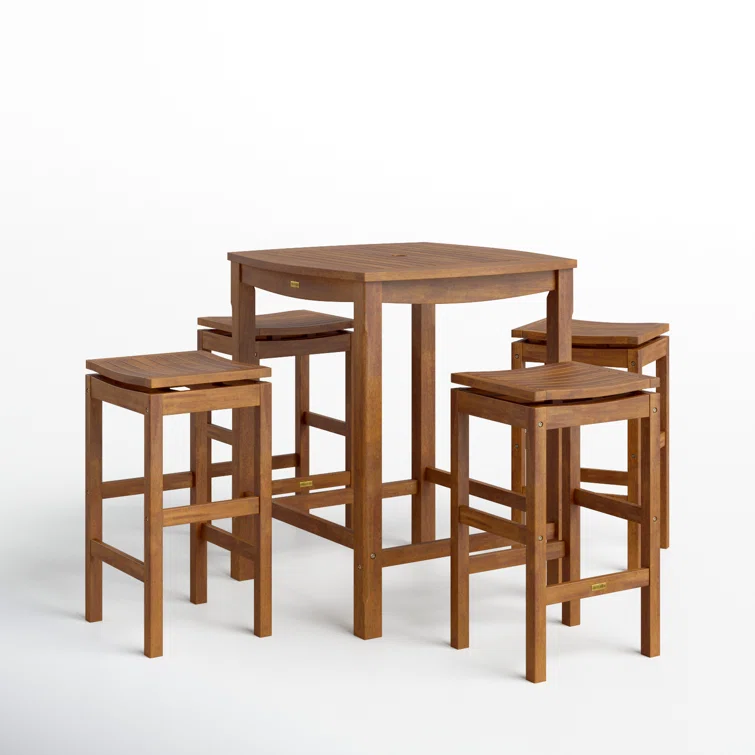 Benedetto 4 - Person Square Outdoor Dining Set