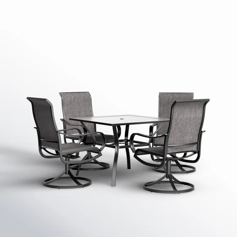 Birmadevi 4 - Person Square Outdoor Dining Set