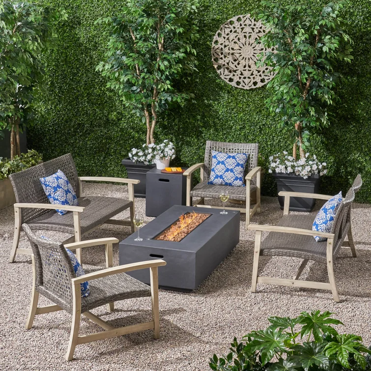 Cascante 6 - Person Outdoor Seating Group